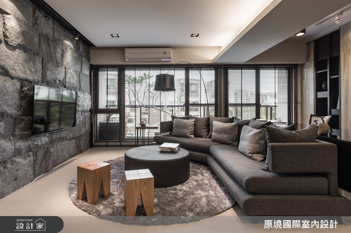 36坪中古屋(5~15年)＿現代風客廳書房案例圖片＿原境國際室內設計＿原境_樸韻之4
