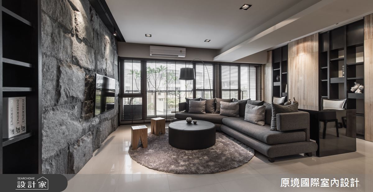 36坪中古屋(5~15年)＿現代風客廳書房案例圖片＿原境國際室內設計＿原境_樸韻之7