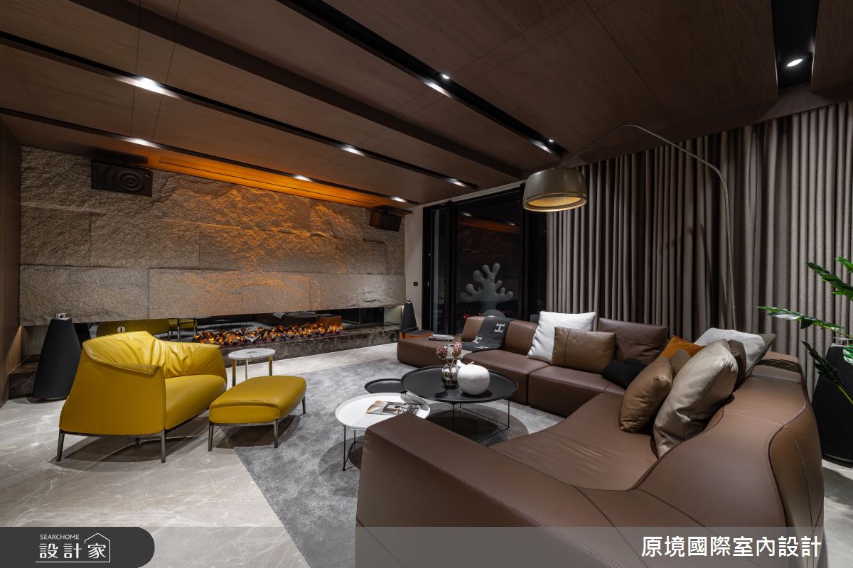 222坪＿現代風客廳案例圖片＿原境國際室內設計＿原境_漫步光影之1