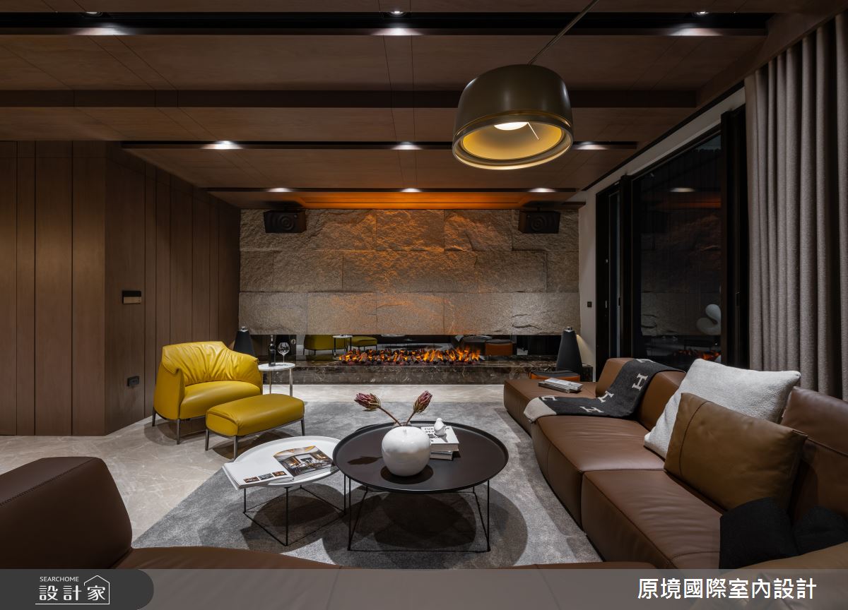 222坪＿現代風客廳案例圖片＿原境國際室內設計＿原境_漫步光影之2