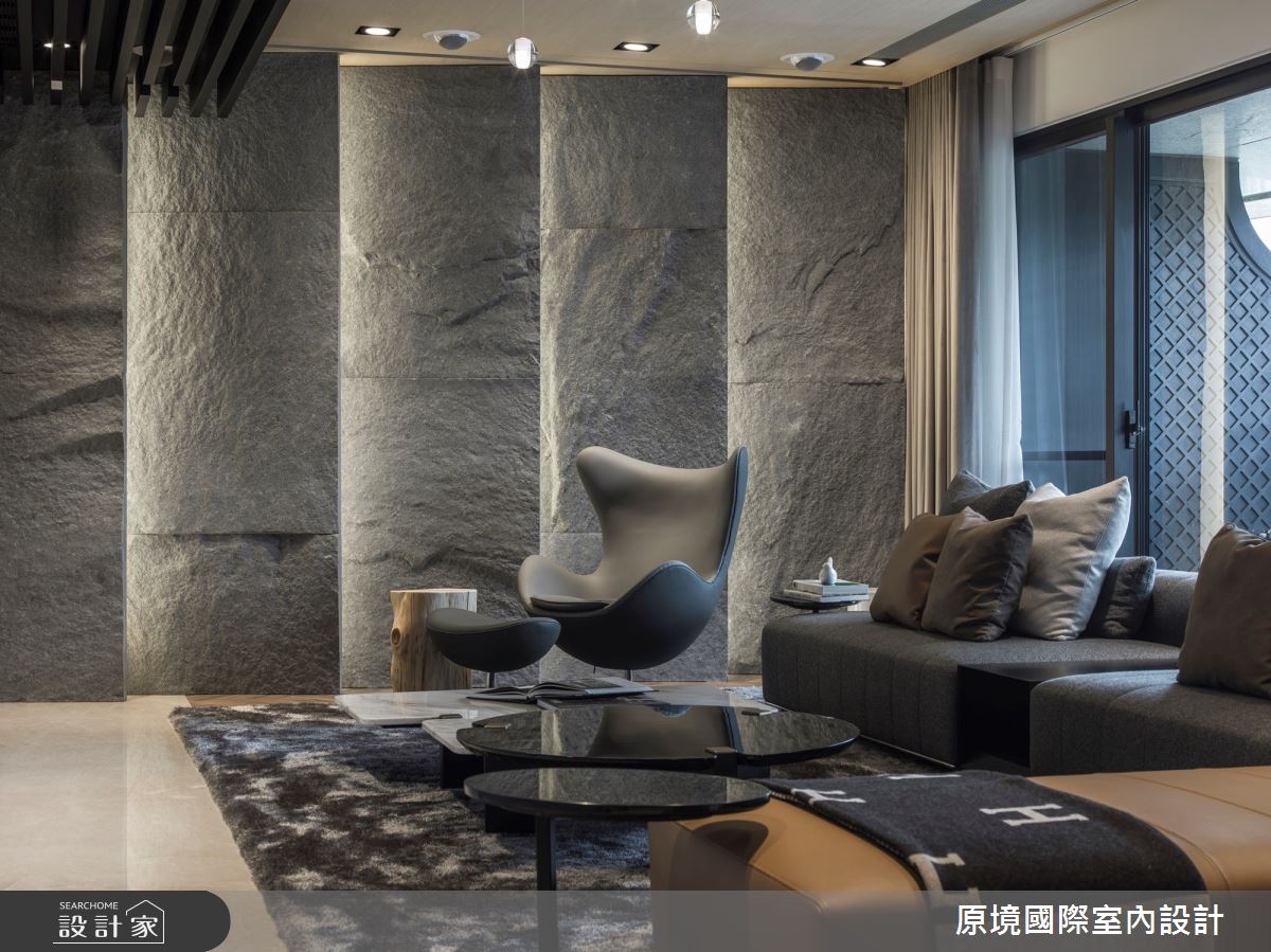50坪新成屋(5年以下)＿現代風客廳案例圖片＿原境國際室內設計＿原境_與自然共舞之3