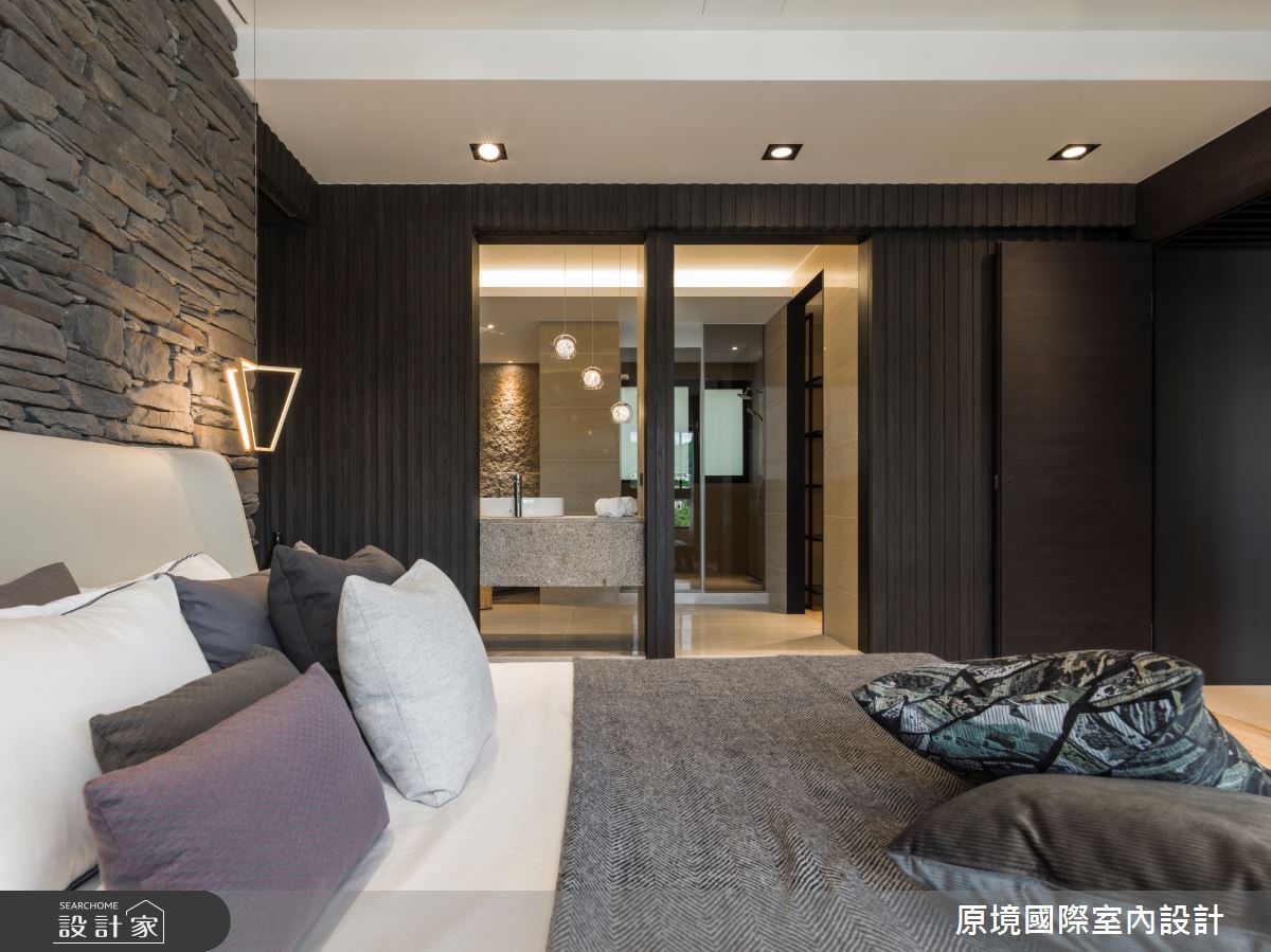 50坪新成屋(5年以下)＿現代風臥室浴室案例圖片＿原境國際室內設計＿原境_與自然共舞之22