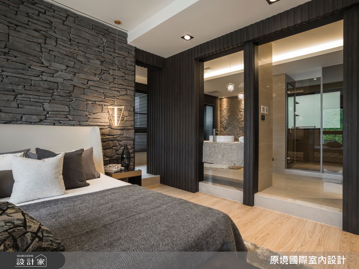 50坪新成屋(5年以下)＿現代風臥室浴室案例圖片＿原境國際室內設計＿原境_與自然共舞之23
