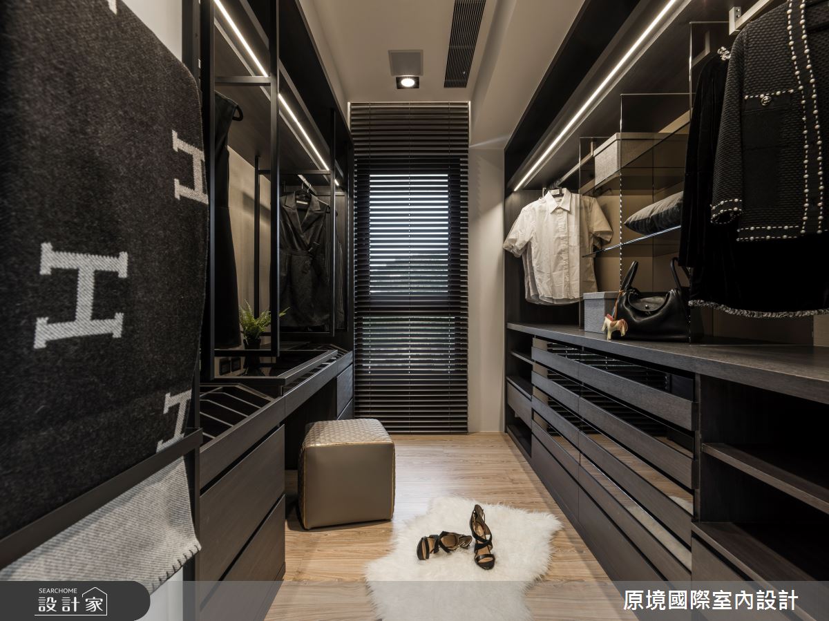 50坪新成屋(5年以下)＿現代風更衣間案例圖片＿原境國際室內設計＿原境_與自然共舞之27