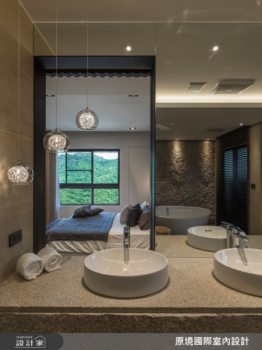 50坪新成屋(5年以下)＿現代風浴室案例圖片＿原境國際室內設計＿原境_與自然共舞之32