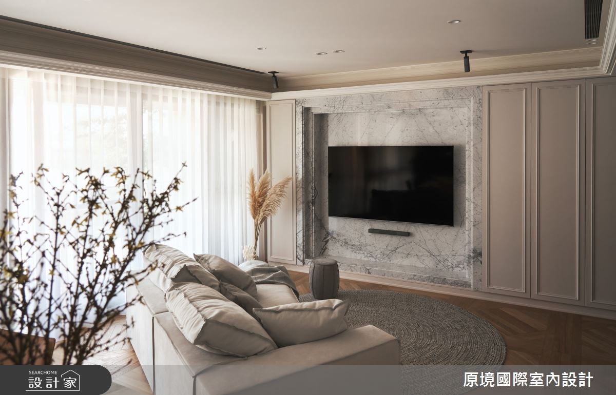 30坪毛胚屋＿美式風客廳案例圖片＿原境國際室內設計＿原境_詩的生活之1