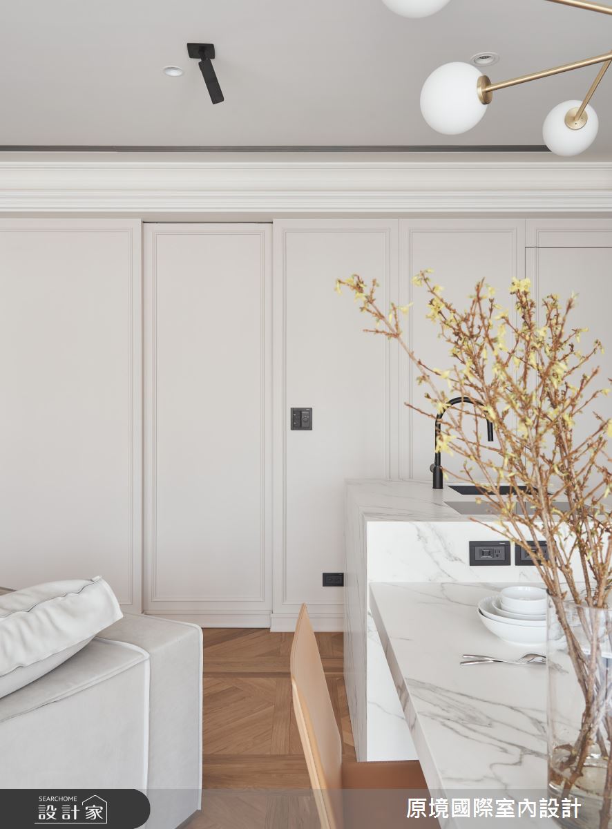 30坪毛胚屋＿美式風餐廳中島案例圖片＿原境國際室內設計＿原境_詩的生活之17