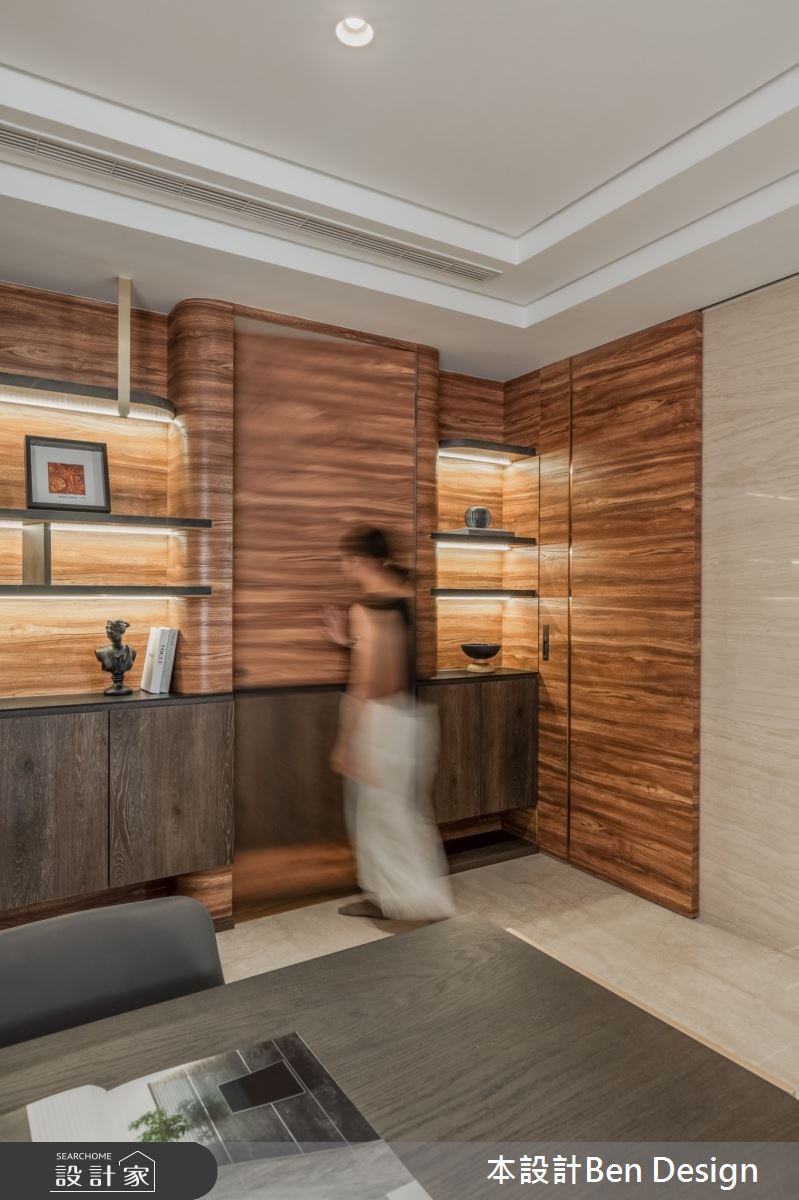 43坪中古屋(5~15年)＿輕奢現代風書房工作區案例圖片＿本設計＿本設計_01之12