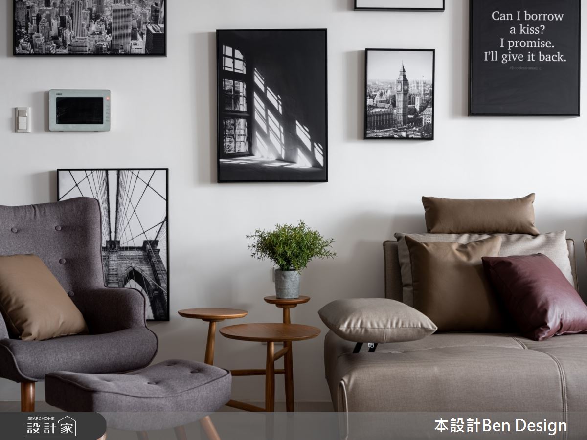 新古屋(10年以下)＿現代風客廳案例圖片＿本設計＿本設計_02之10