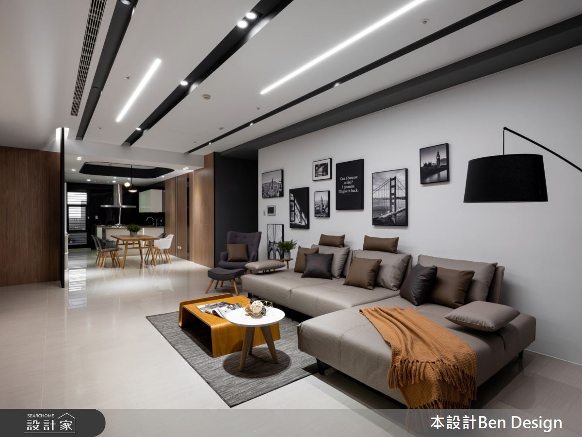 新古屋(10年以下)＿現代風客廳餐廳廚房案例圖片＿本設計＿本設計_02之19