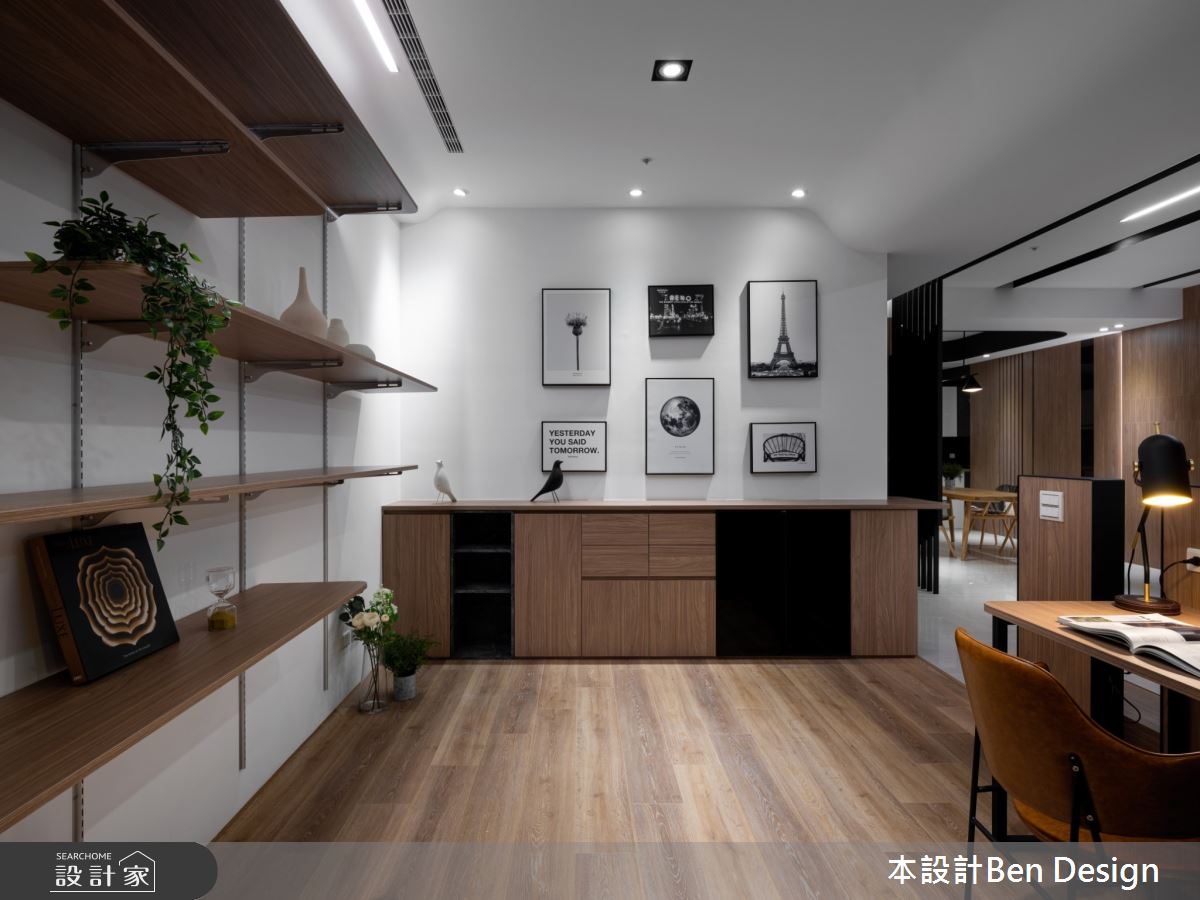 新古屋(10年以下)＿現代風書房案例圖片＿本設計＿本設計_02之18