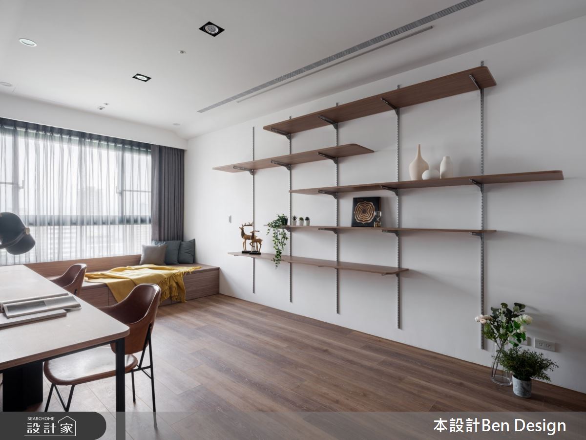 新古屋(10年以下)＿現代風書房臥榻案例圖片＿本設計＿本設計_02之12