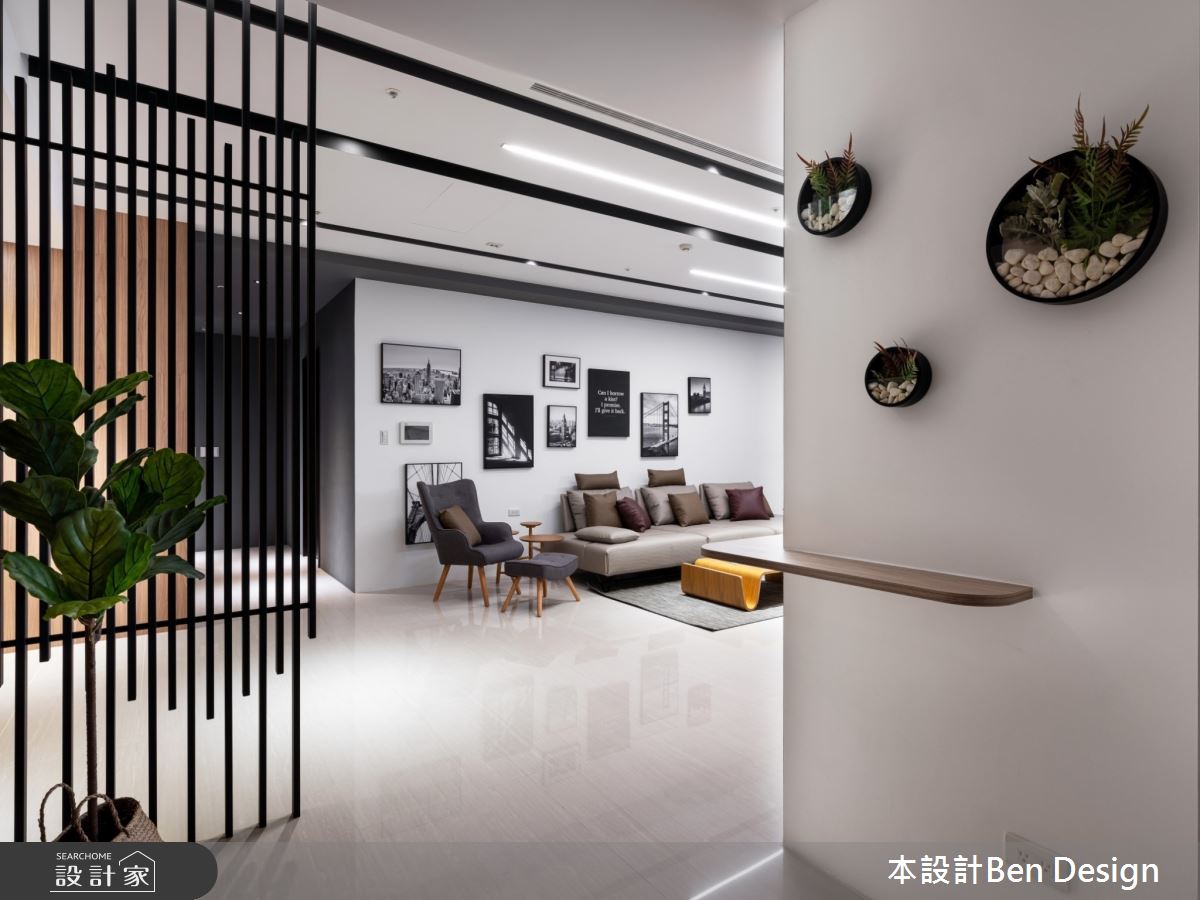 新古屋(10年以下)＿現代風玄關客廳案例圖片＿本設計＿本設計_02之5