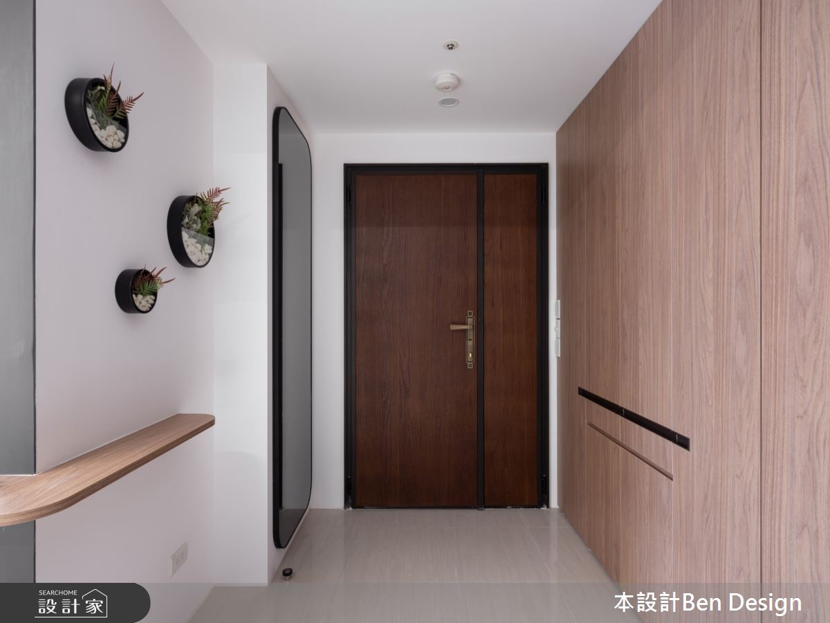 新古屋(10年以下)＿現代風玄關案例圖片＿本設計＿本設計_02之1