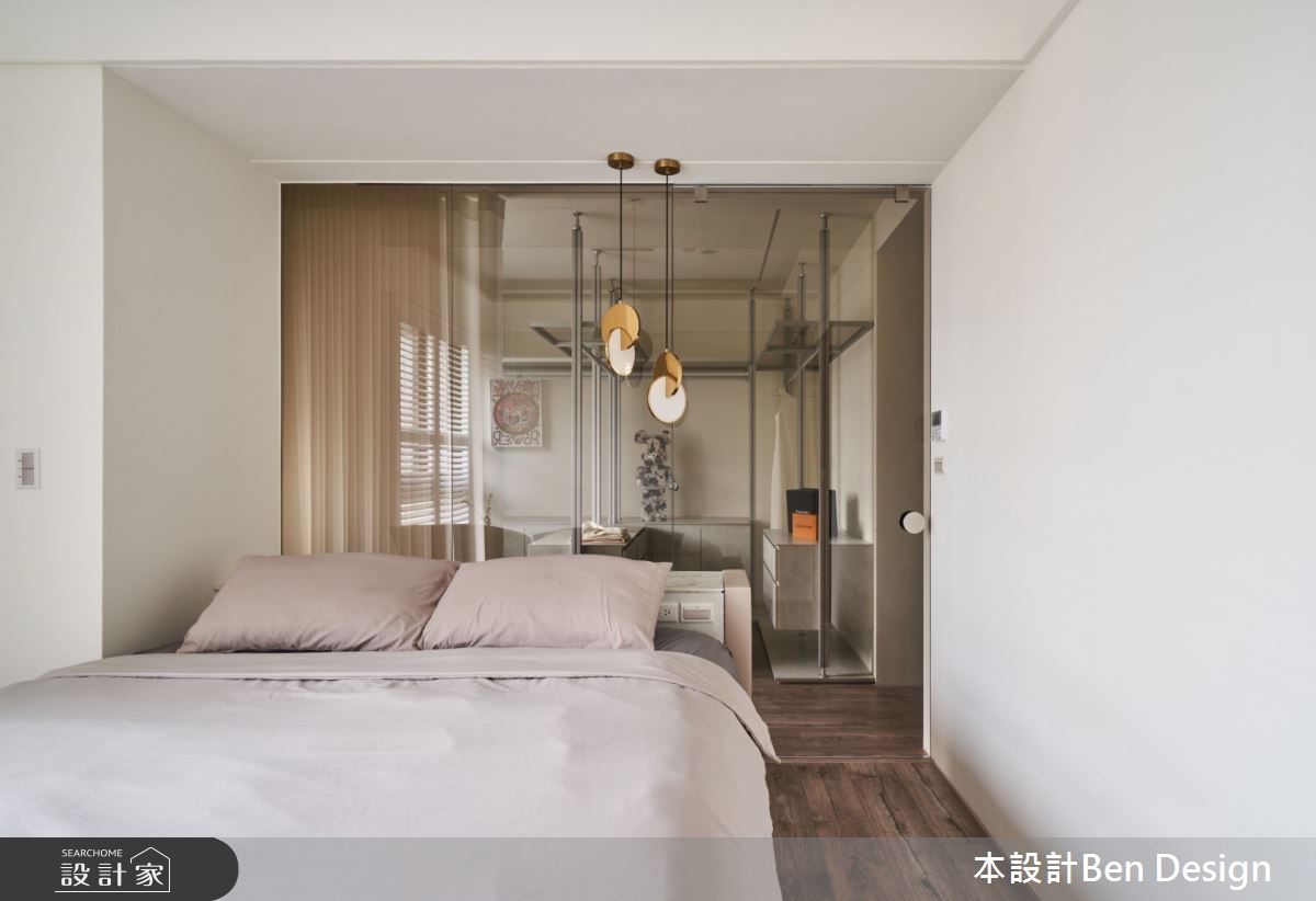 37坪中古屋(5~15年)＿侘寂風臥室更衣間案例圖片＿本設計＿本設計_03之15