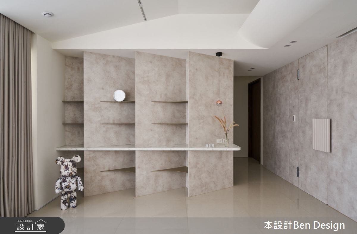 37坪中古屋(5~15年)＿侘寂風客廳案例圖片＿本設計＿本設計_03之6