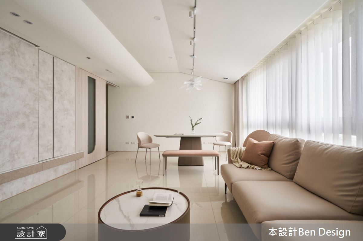 37坪中古屋(5~15年)＿侘寂風客廳餐廳案例圖片＿本設計＿本設計_03之8