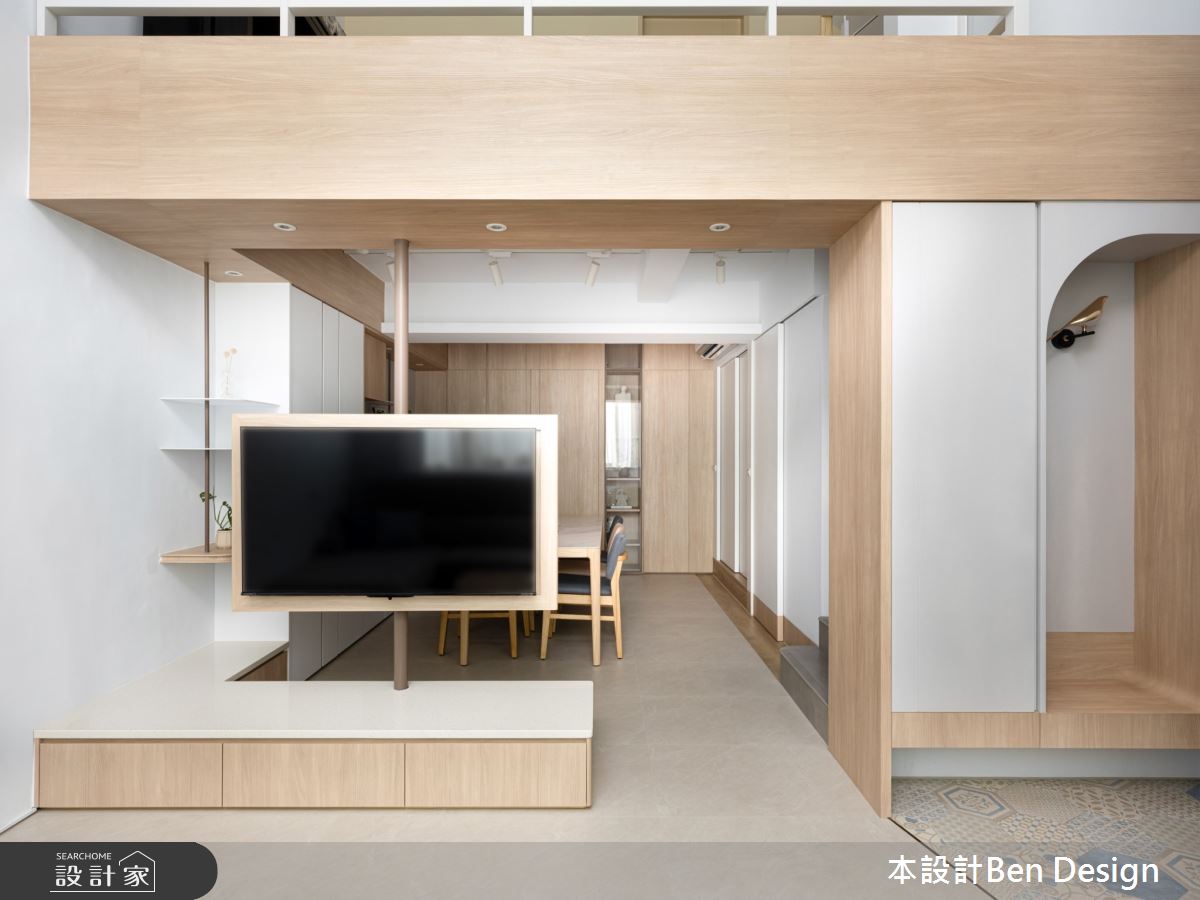 90坪老屋(31~40年)＿北歐風玄關客廳餐廳案例圖片＿本設計＿本設計_04之8