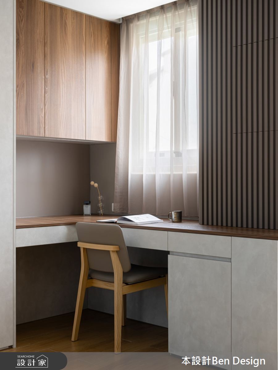 90坪老屋(31~40年)＿北歐風書房案例圖片＿本設計＿本設計_04之30