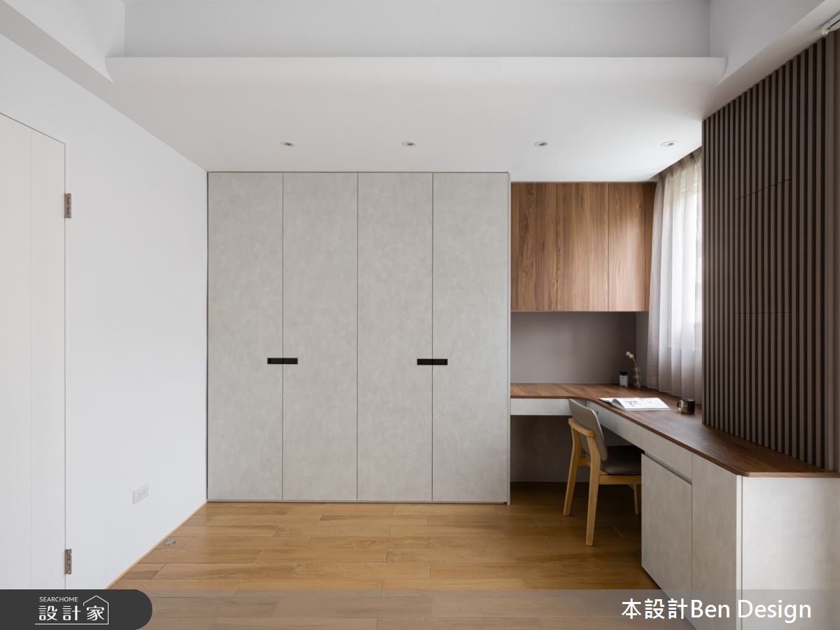90坪老屋(31~40年)＿北歐風書房案例圖片＿本設計＿本設計_04之28