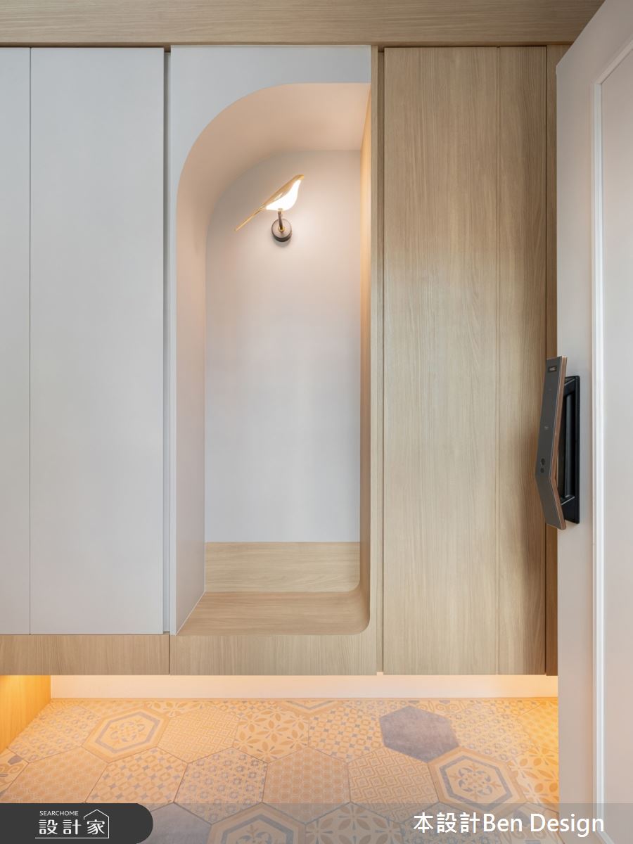 90坪老屋(31~40年)＿北歐風玄關案例圖片＿本設計＿本設計_04之1