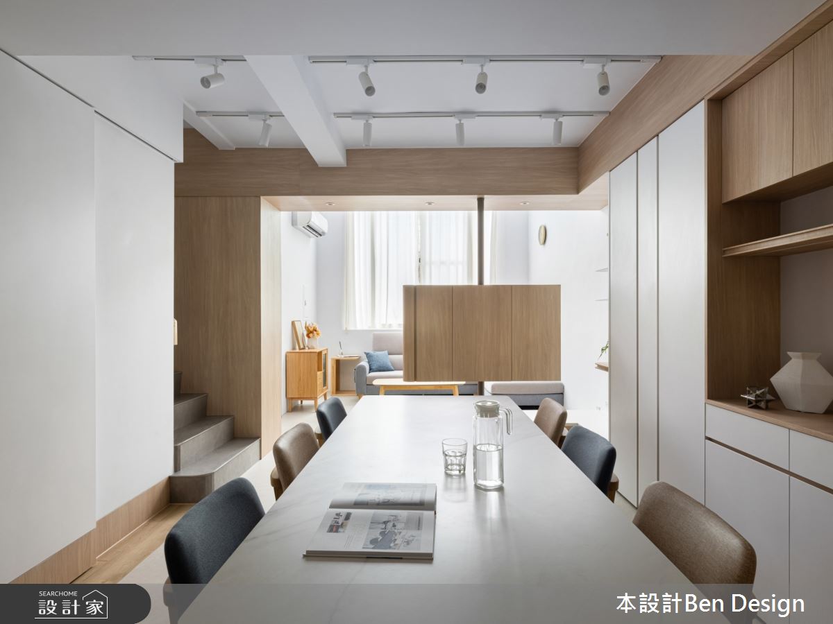 90坪老屋(31~40年)＿北歐風客廳餐廳案例圖片＿本設計＿本設計_04之18