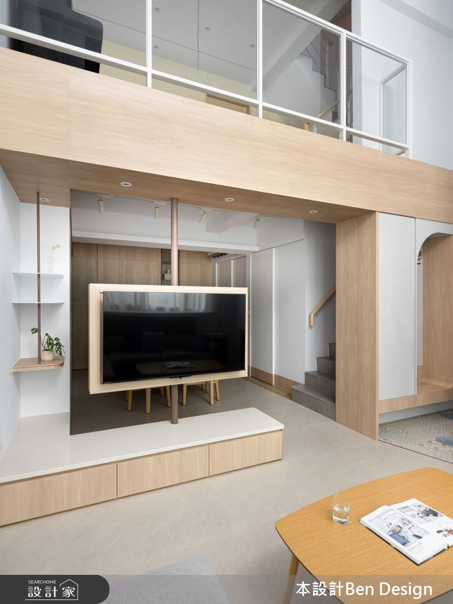 90坪老屋(31~40年)＿北歐風客廳案例圖片＿本設計＿本設計_04之9