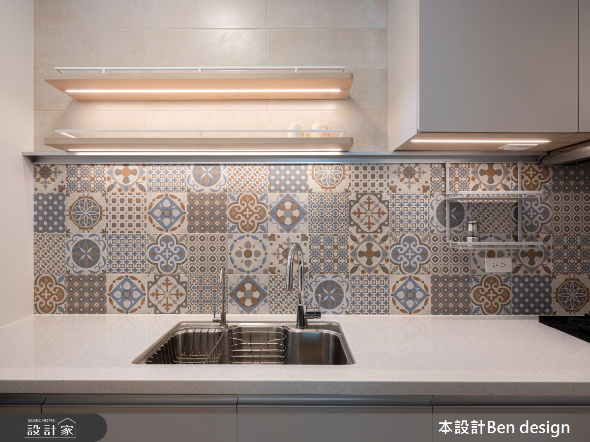 90坪老屋(31~40年)＿北歐風廚房案例圖片＿本設計＿本設計_04之14