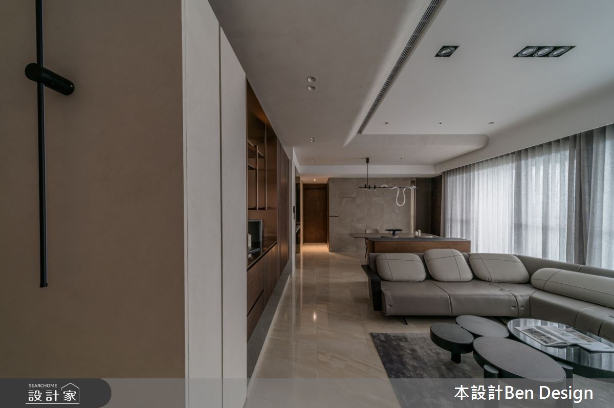 38坪新成屋(5年以下)＿現代輕奢風客廳餐廳案例圖片＿本設計＿本設計_05之6