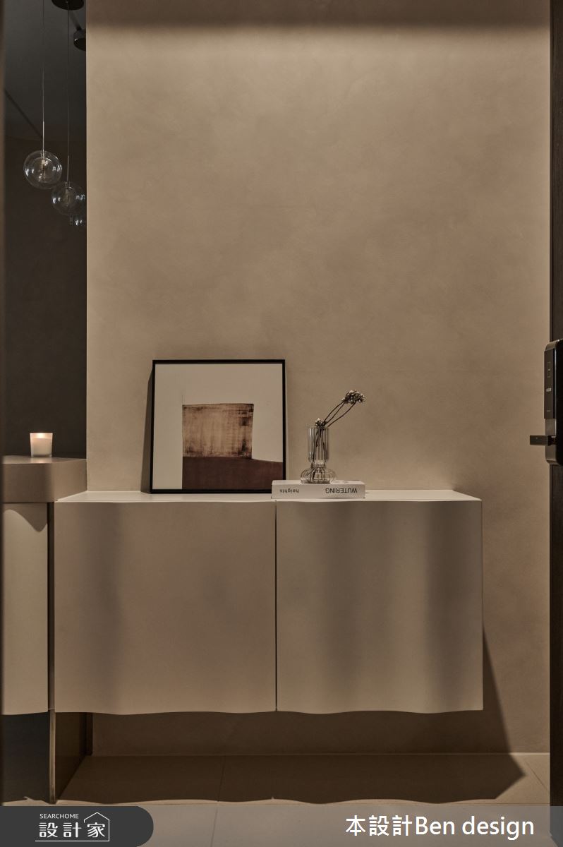 30坪新成屋(5年以下)＿侘寂風玄關案例圖片＿本設計＿本設計_06之2