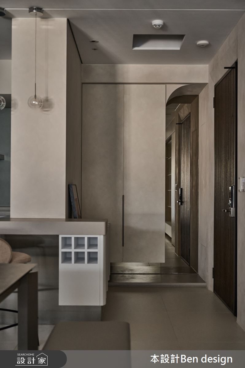 30坪新成屋(5年以下)＿侘寂風玄關案例圖片＿本設計＿本設計_06之7