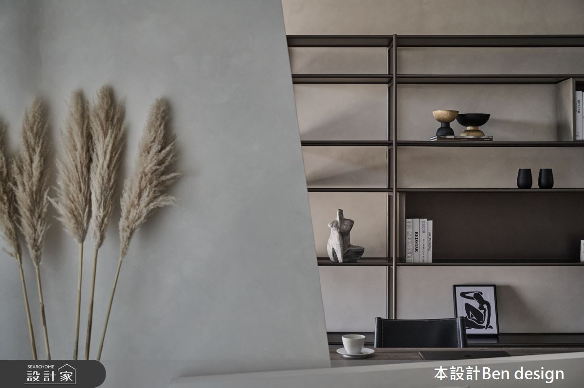 30坪新成屋(5年以下)＿侘寂風書房案例圖片＿本設計＿本設計_06之21