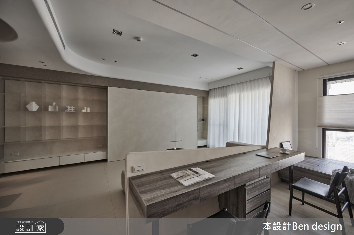 30坪新成屋(5年以下)＿侘寂風書房案例圖片＿本設計＿本設計_06之16