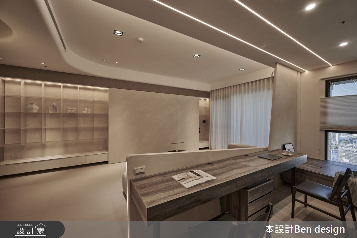 30坪新成屋(5年以下)＿侘寂風書房案例圖片＿本設計＿本設計_06之18