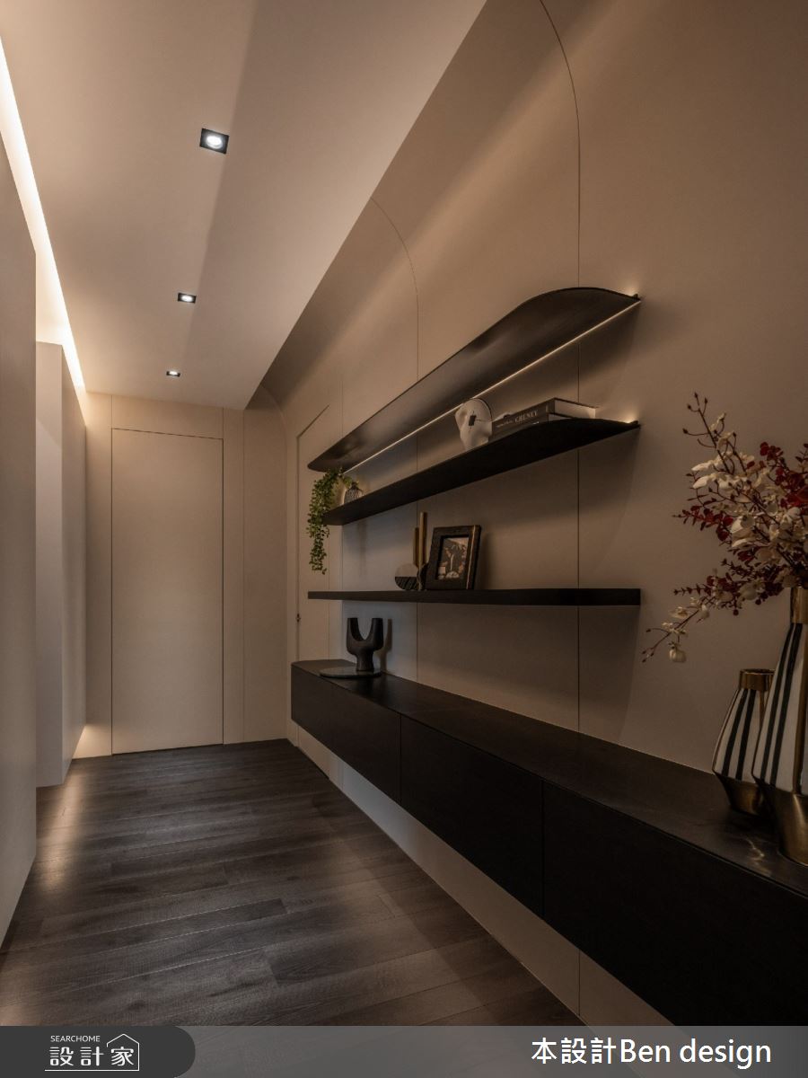 毛胚屋＿侘寂風走廊案例圖片＿本設計＿本設計_07之9