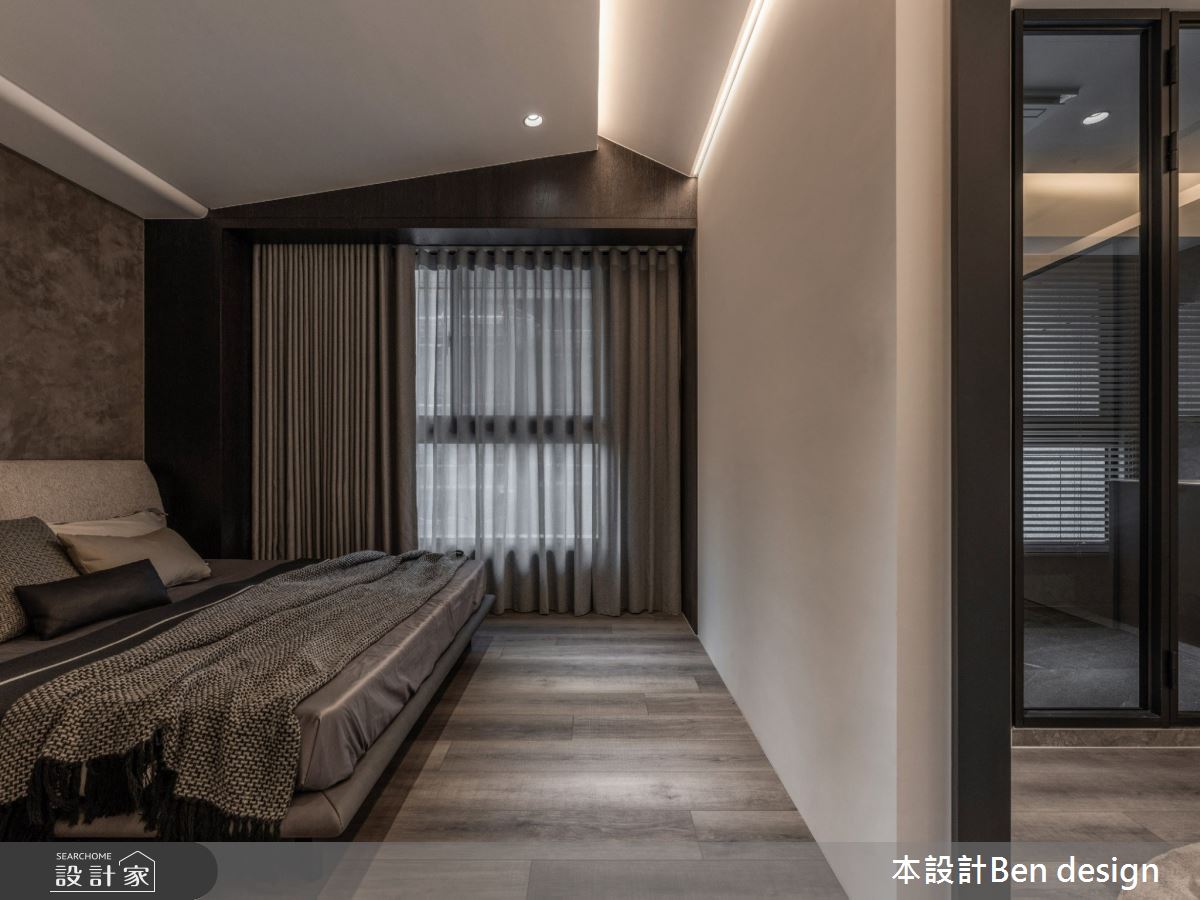 毛胚屋＿侘寂風臥室案例圖片＿本設計＿本設計_07之15