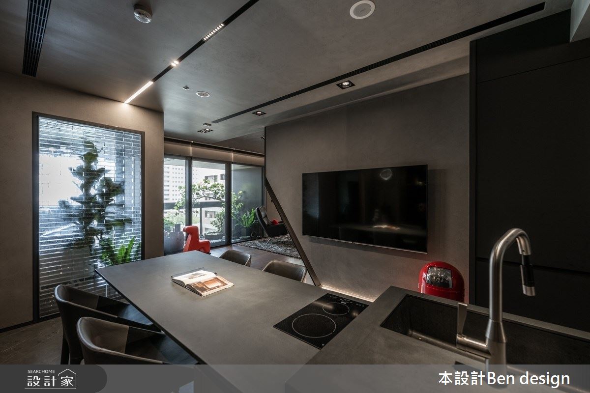 新成屋(5年以下)＿現代風餐廳中島案例圖片＿本設計＿本設計_09之14