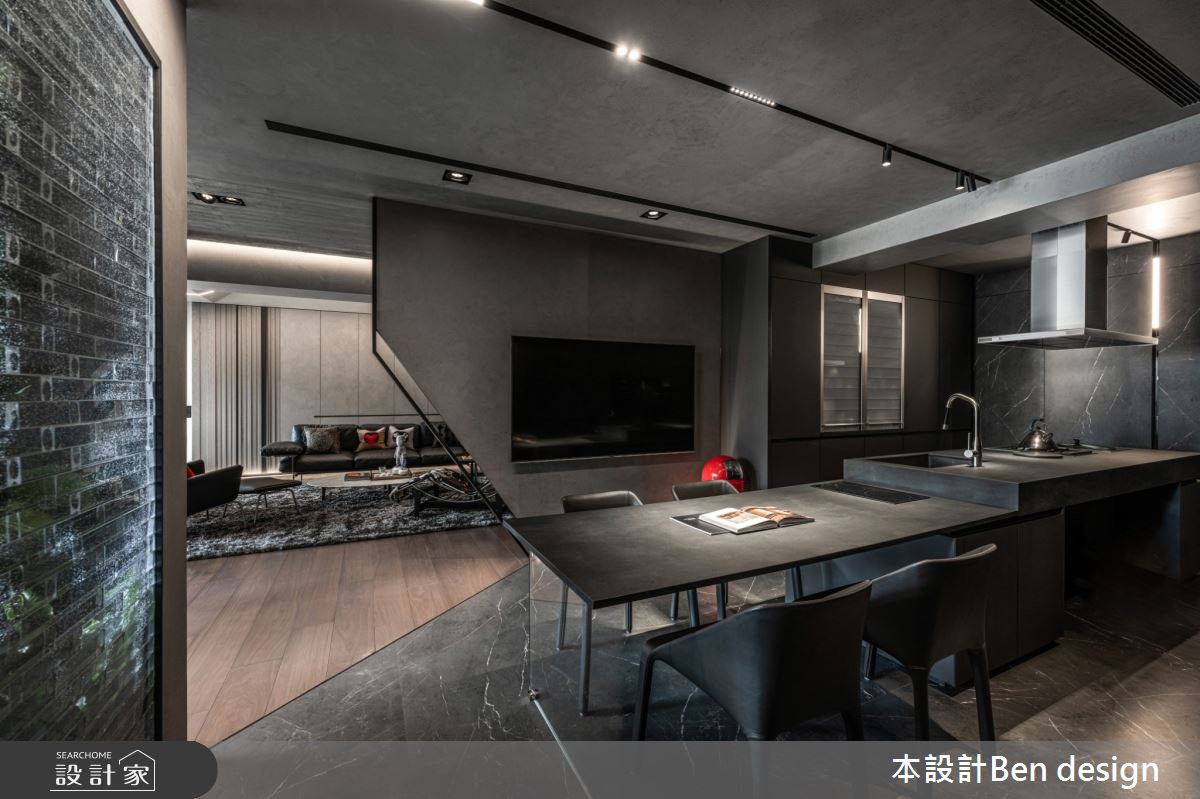 新成屋(5年以下)＿現代風餐廳廚房中島案例圖片＿本設計＿本設計_09之15