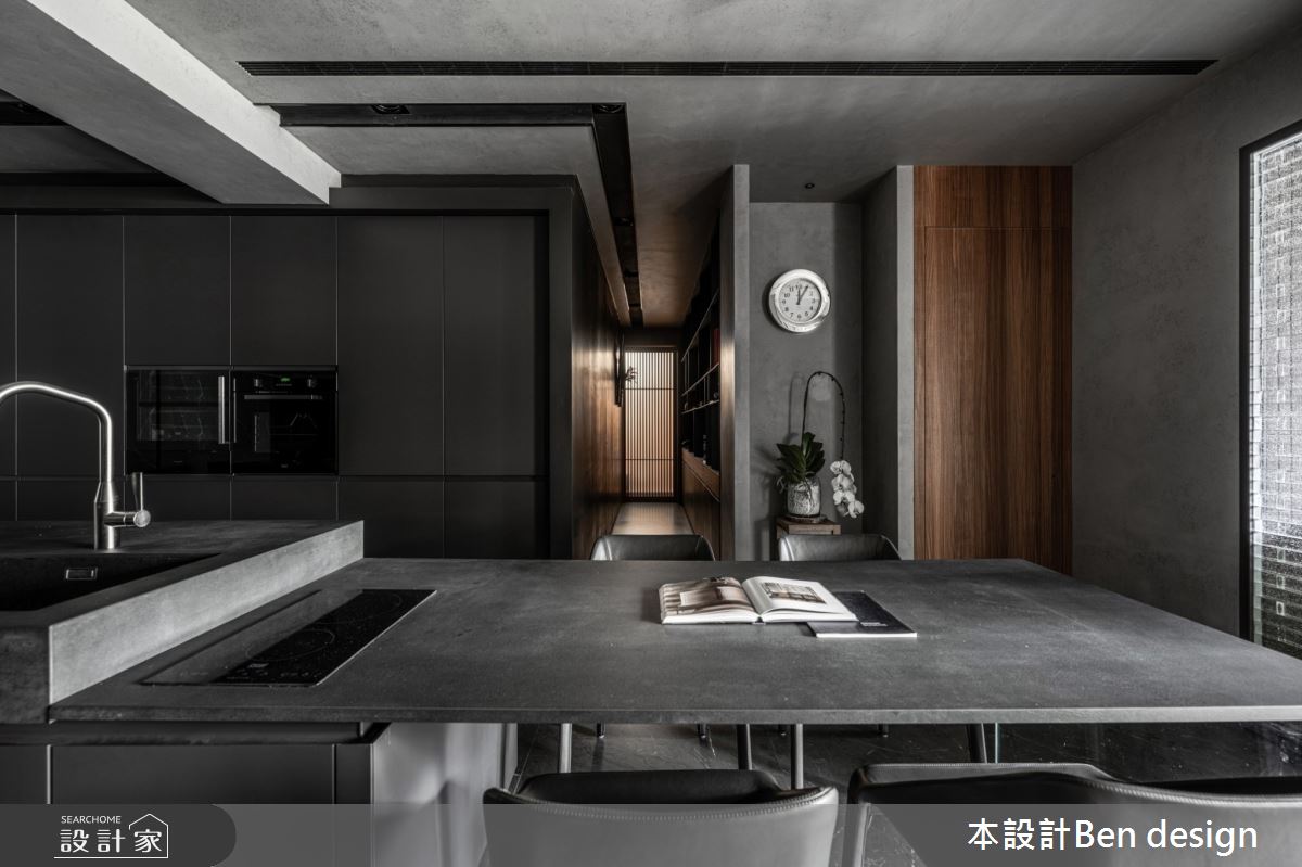 新成屋(5年以下)＿現代風餐廳廚房中島案例圖片＿本設計＿本設計_09之12