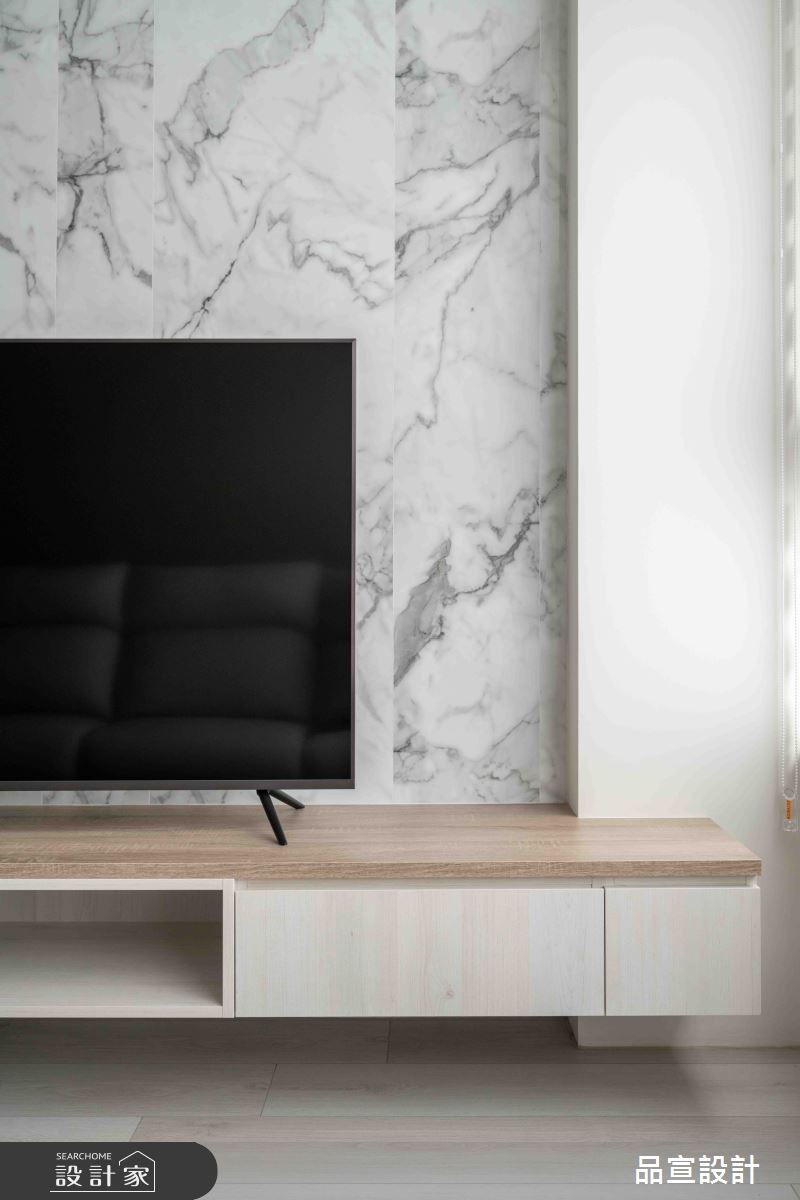 16坪新成屋(5年以下)＿簡約風客廳案例圖片＿品宣室內裝修設計＿品宣_歸心似箭之5