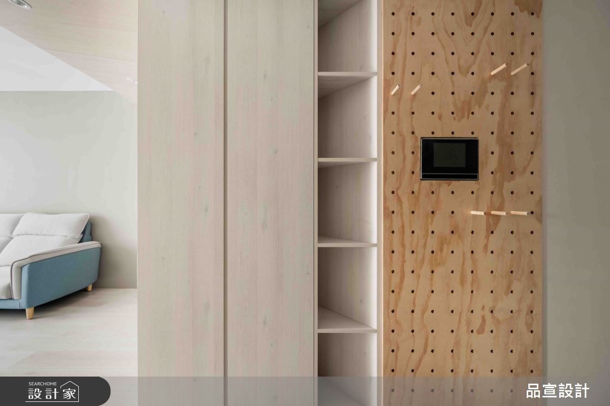 16坪新成屋(5年以下)＿簡約風玄關案例圖片＿品宣室內裝修設計＿品宣_歸心似箭之14