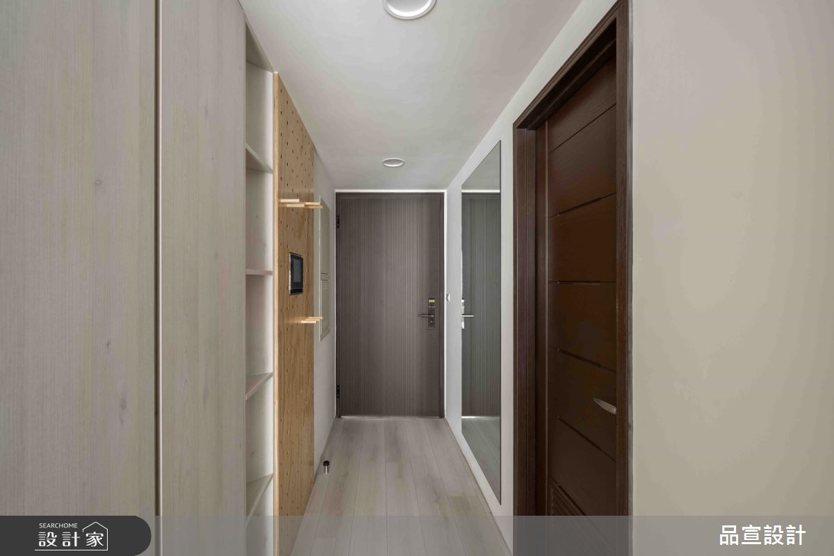 16坪新成屋(5年以下)＿簡約風玄關案例圖片＿品宣室內裝修設計＿品宣_歸心似箭之15