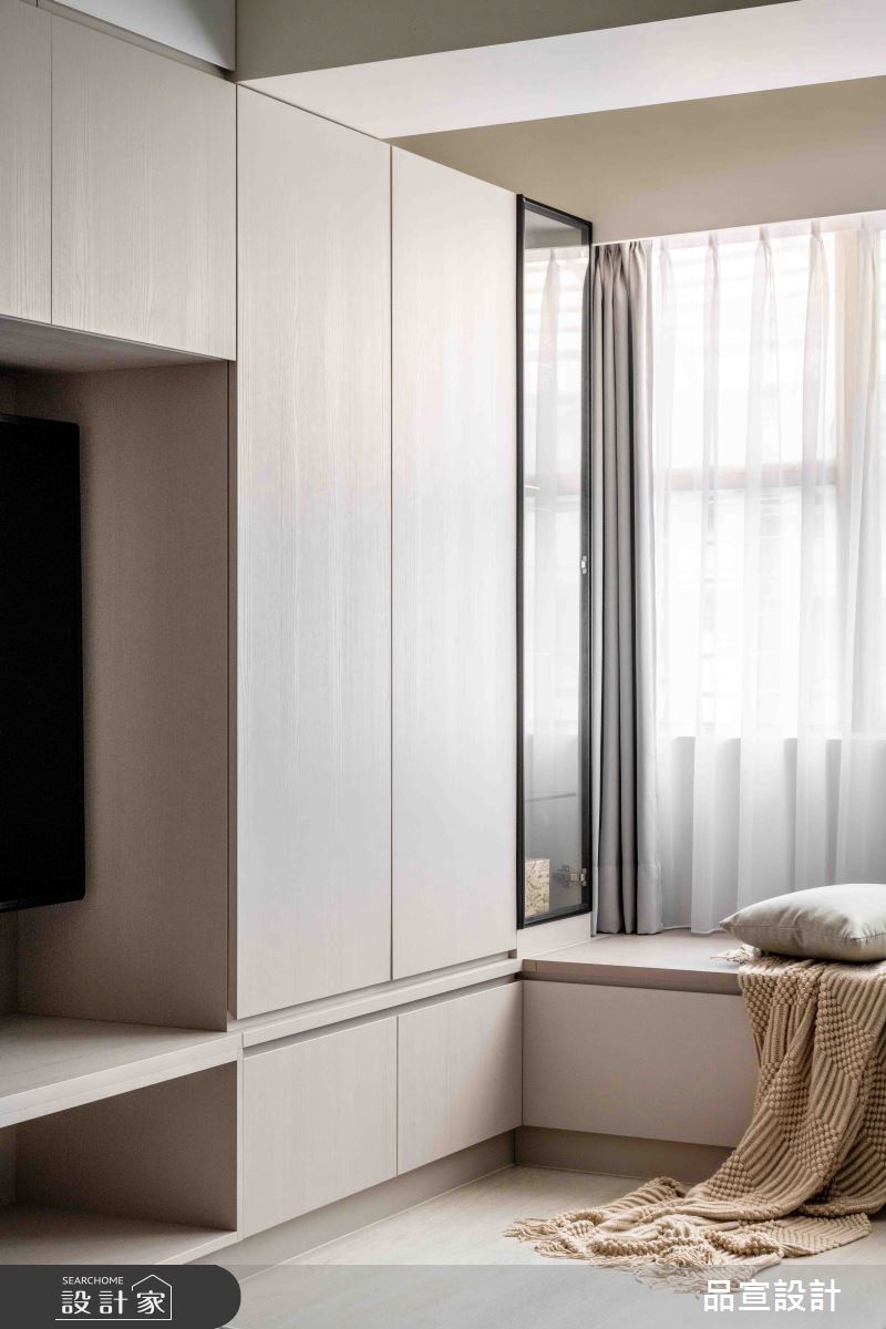 28坪老屋(31~40年)＿現代風客廳臥榻案例圖片＿品宣室內裝修設計＿品宣_默年之4