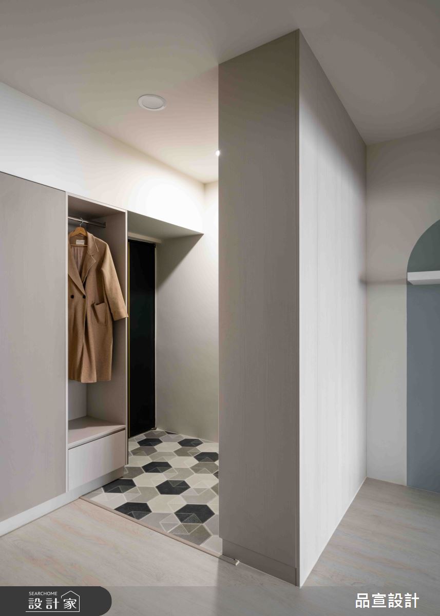 28坪老屋(31~40年)＿現代風玄關案例圖片＿品宣室內裝修設計＿品宣_默年之8