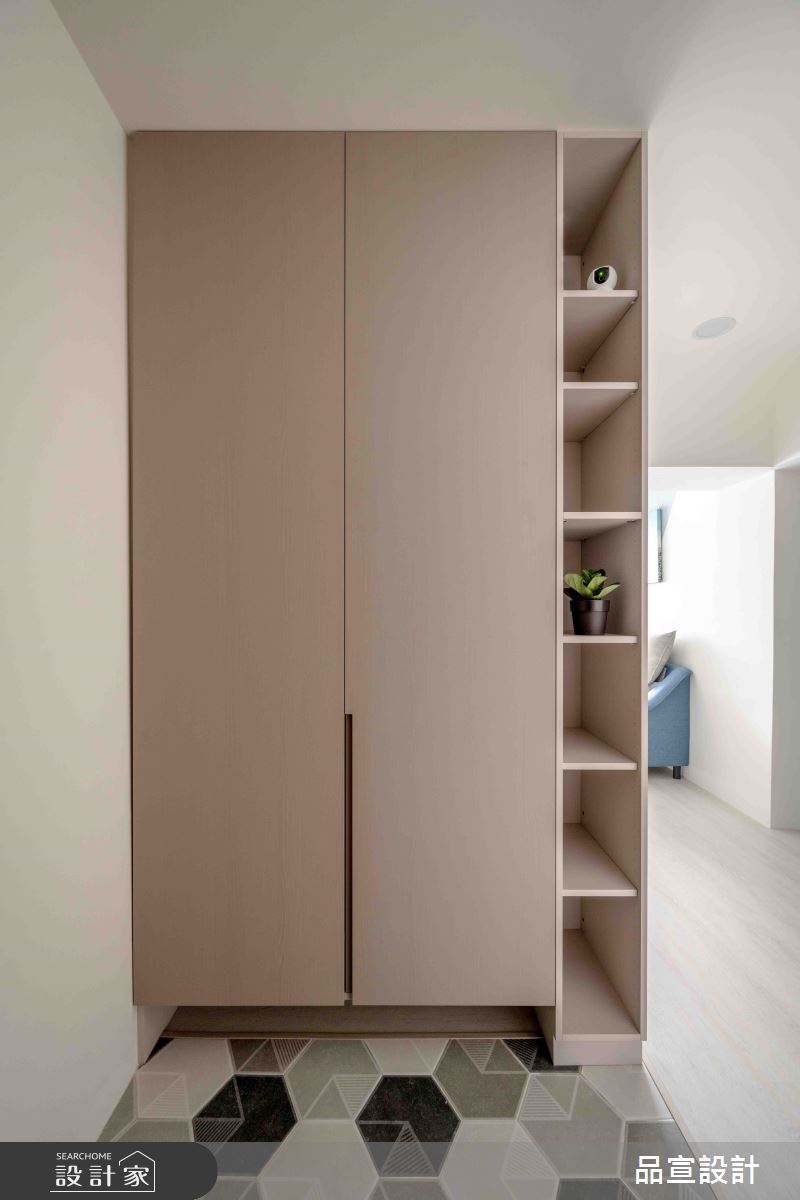 28坪老屋(31~40年)＿現代風玄關案例圖片＿品宣室內裝修設計＿品宣_默年之11