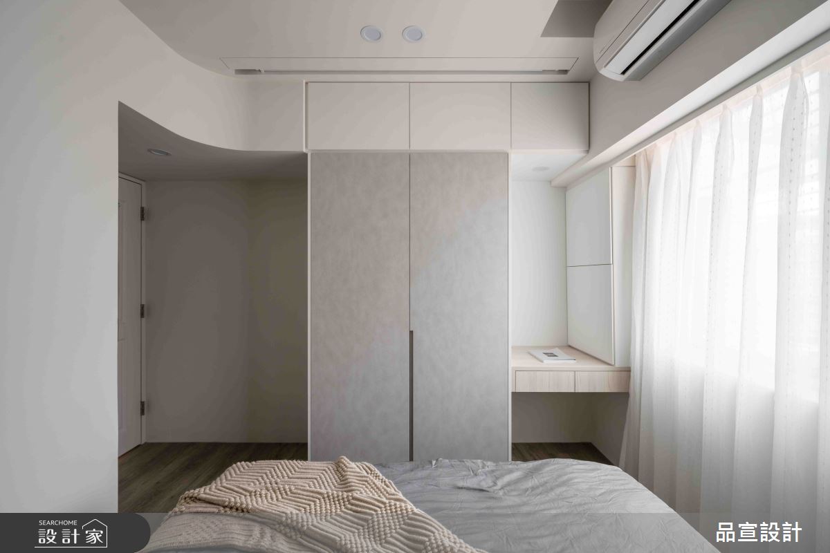 28坪老屋(31~40年)＿現代風臥室案例圖片＿品宣室內裝修設計＿品宣_默年之16