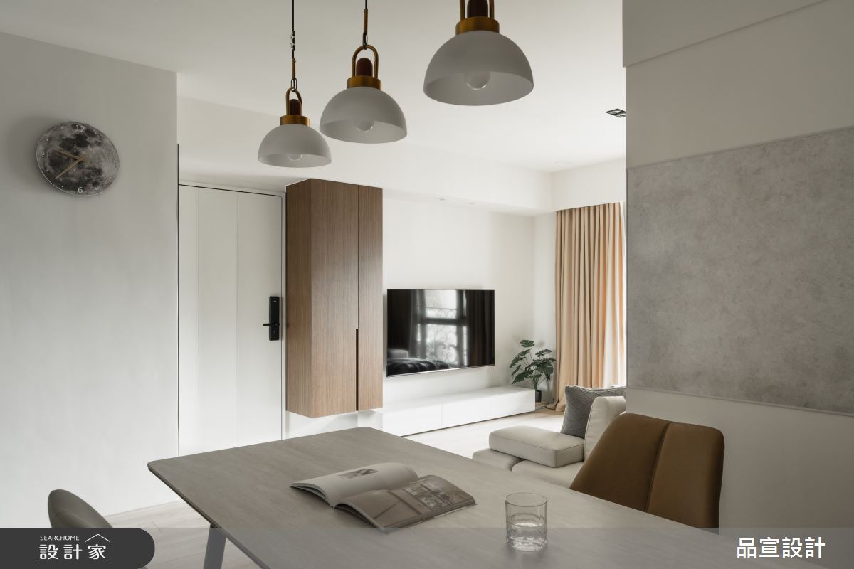 32坪中古屋(5~15年)＿簡約風客廳餐廳案例圖片＿品宣室內裝修設計＿品宣_潔淨之4