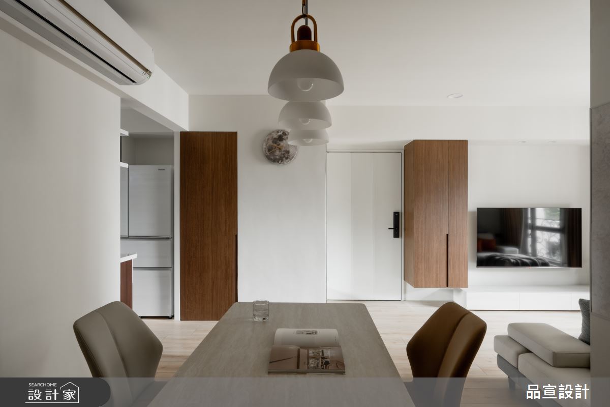 32坪中古屋(5~15年)＿簡約風客廳餐廳案例圖片＿品宣室內裝修設計＿品宣_潔淨之5