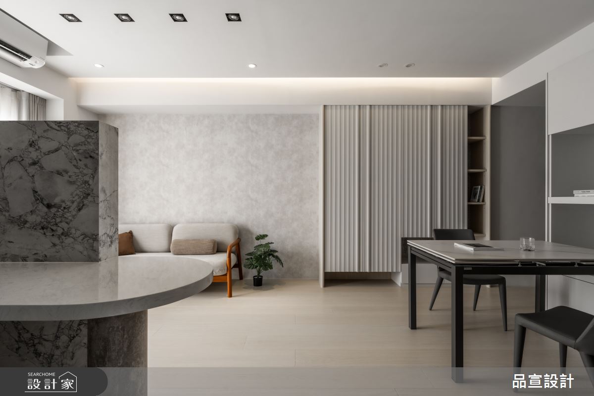 18坪中古屋(5~15年)＿奢華風客廳餐廳案例圖片＿品宣室內裝修設計＿品宣_陟遐之3