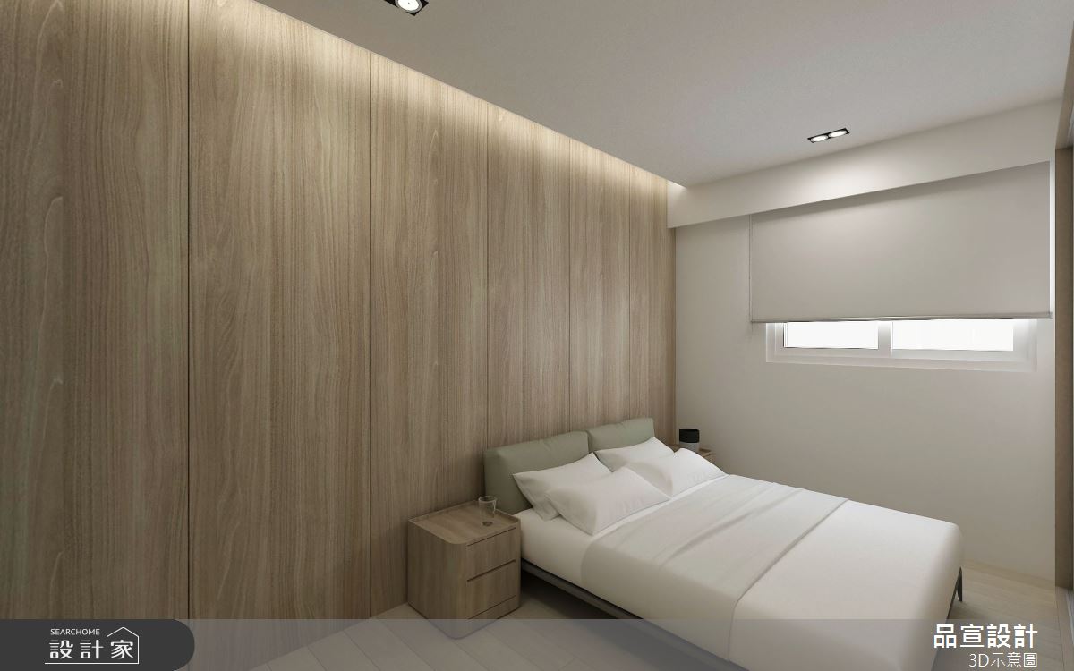 18坪老屋(16~30年)＿現代風臥室案例圖片＿品宣室內裝修設計＿品宣_原意之9